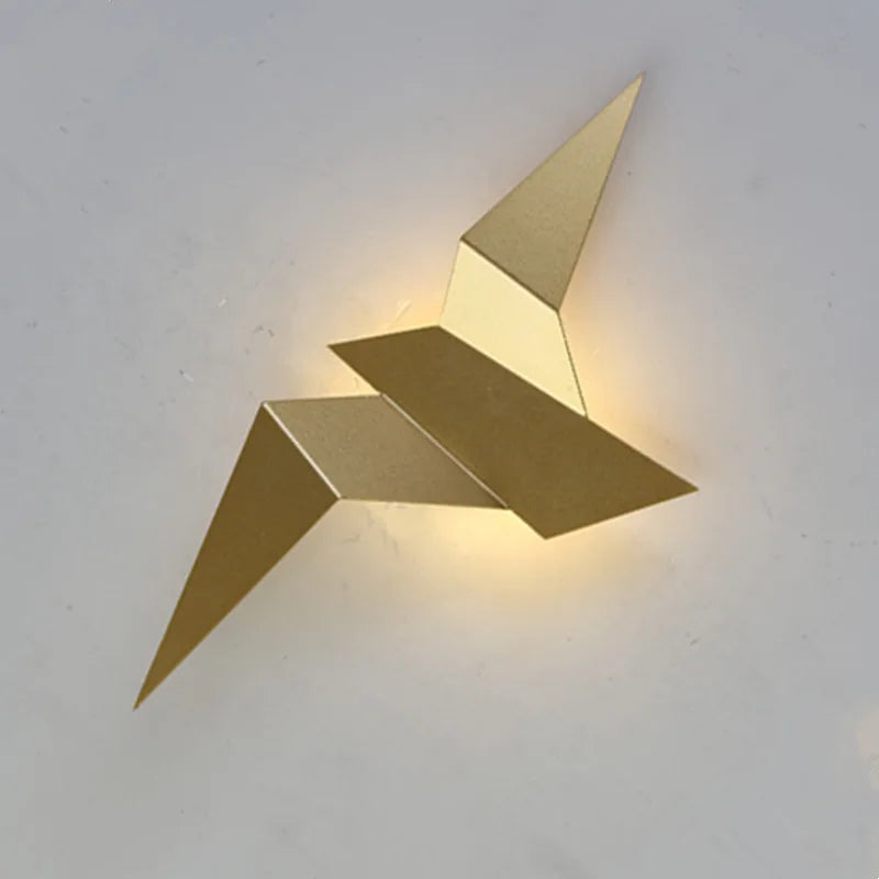 Nordic Origami Bird Wall Lamp