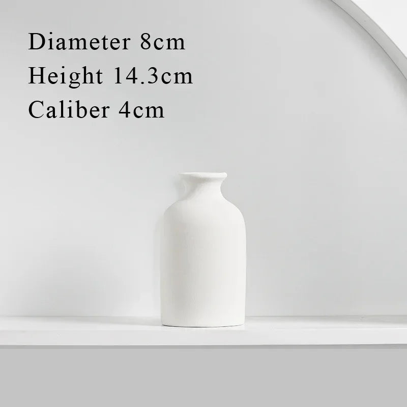 White European Ceramic Vase