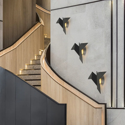 Nordic Origami Bird Wall Lamp