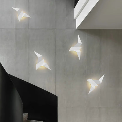 Nordic Origami Bird Wall Lamp