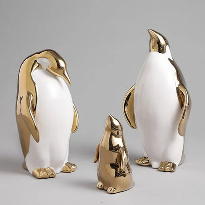Luxury Ceramic Penguin Statues