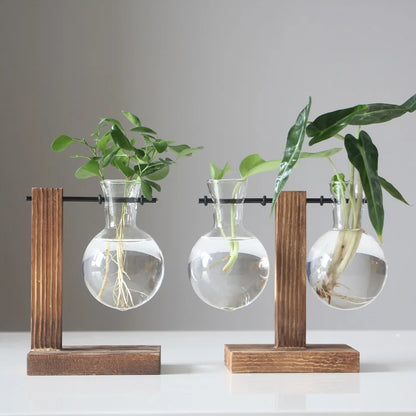 Framed Glass Terrarium Vase