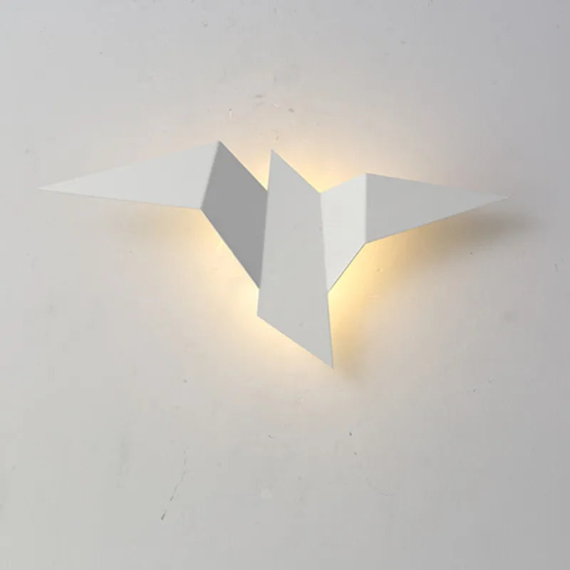 Nordic Origami Bird Wall Lamp