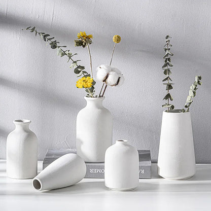 White European Ceramic Vase