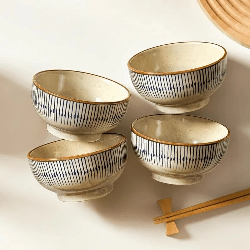 Thickened Ceramic Bowls (Set)