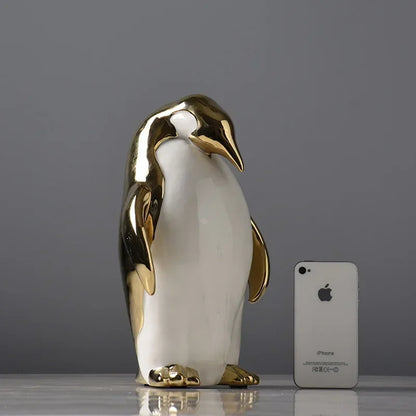 Luxury Ceramic Penguin Statues