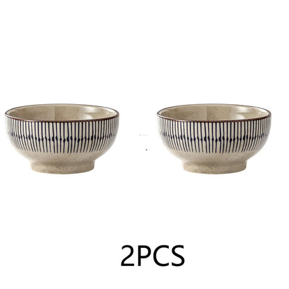 Thickened Ceramic Bowls (Set)