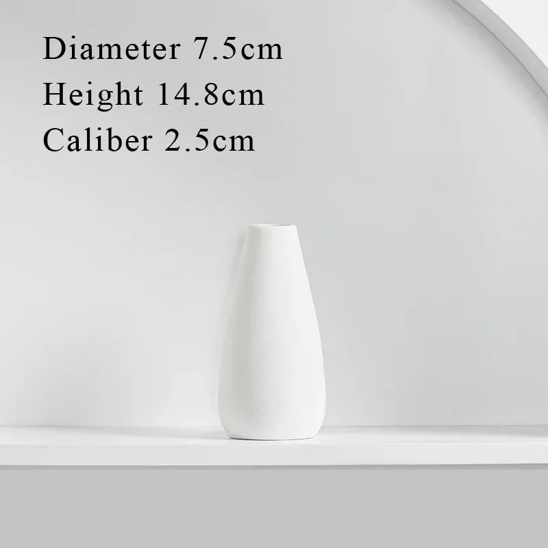 White European Ceramic Vase