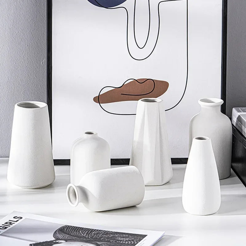 White European Ceramic Vase