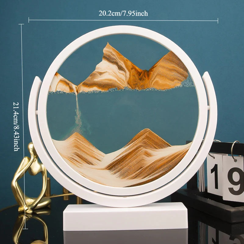 3D Moving Sand Art Timer