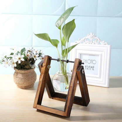Framed Glass Terrarium Vase