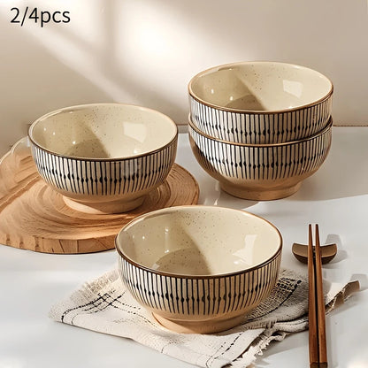 Thickened Ceramic Bowls (Set)