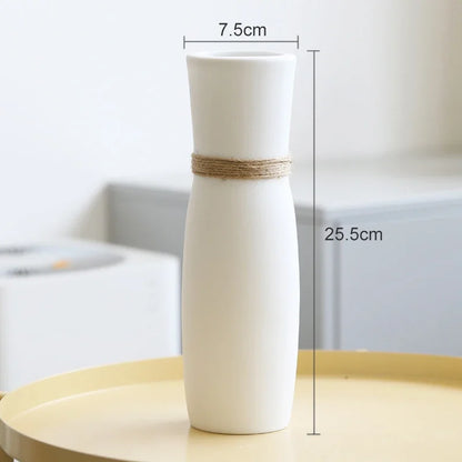 Retro Farmhouse Ceramic Vase