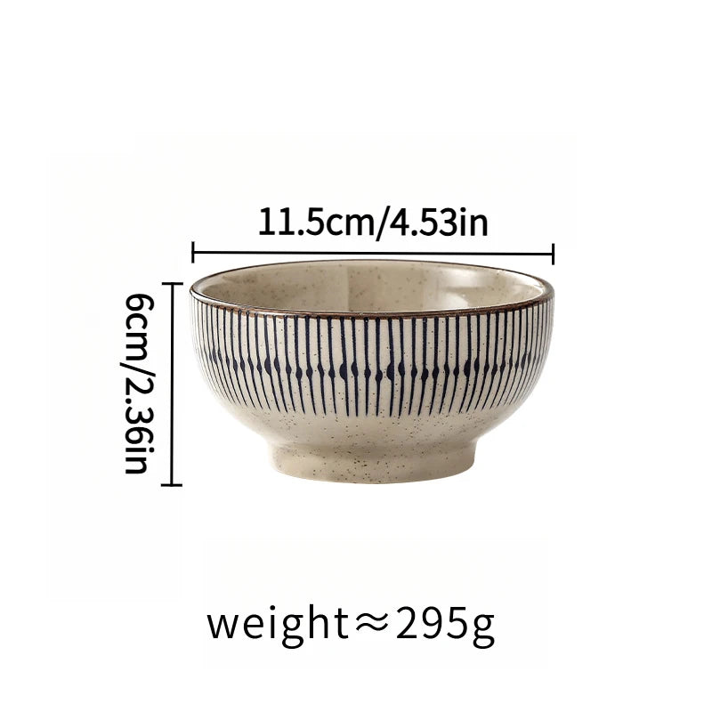 Thickened Ceramic Bowls (Set)