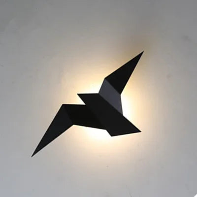 Nordic Origami Bird Wall Lamp